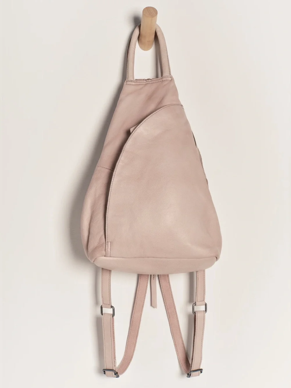 Free People We The Free Soho Convertible Sling Bag, Fog, Leather, NWT